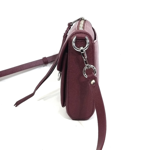 Rebecca Minkoff Jean Mac Crossbody Bag in Pinot Noir Burgundy - Picture 10 of 16